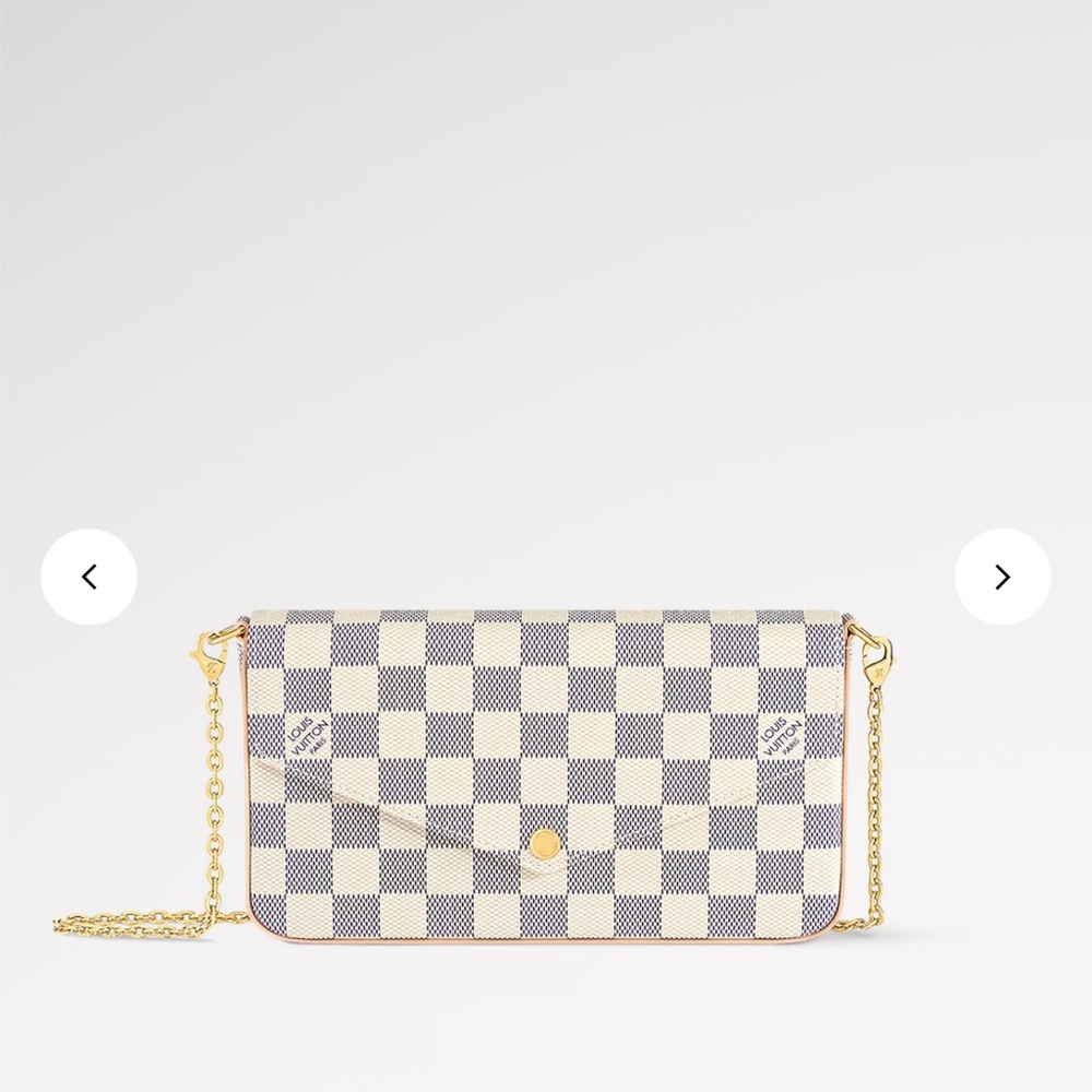 Pochette Félicie in Damier Azur